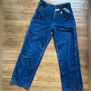 PINK HOUSE straight cut navy blue jeans